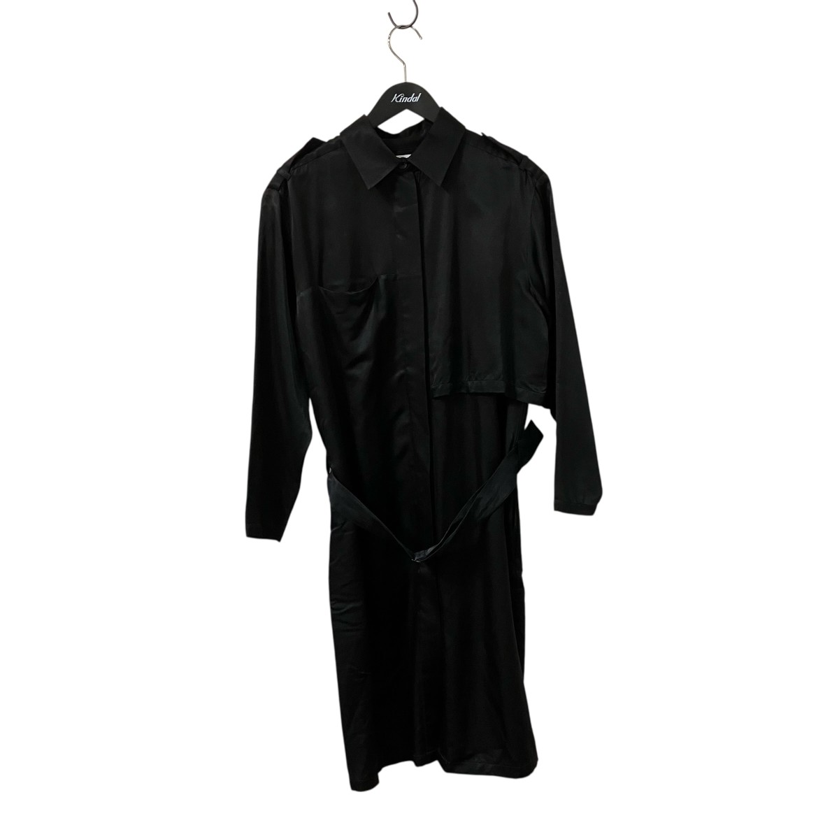 【中古】 MM6 Maison Margiela　 エポレットシャツワンピース S32AH0020 ブラック サイズ：38 【140326】（マルタンマルジェラ）
