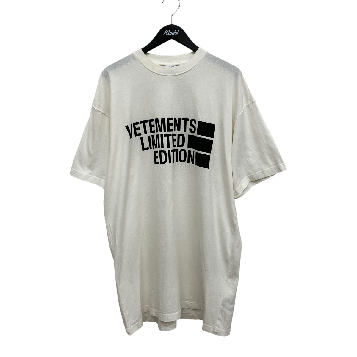 【中古】 vetement　 半袖カットソー UE51TR810W ホワイト サイズ：S 【140326】（ヴェトモン）