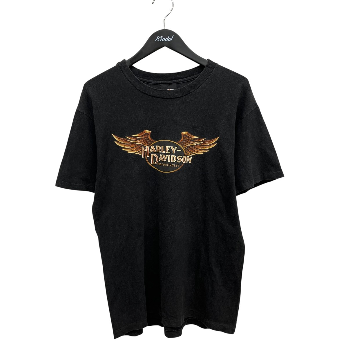 【中古】 HARLEY-DAVIDSON　 シングルステッチUSA製 Tシャツ ブラック サイズ：M 【140326】（ハーレーダビッドソン）
