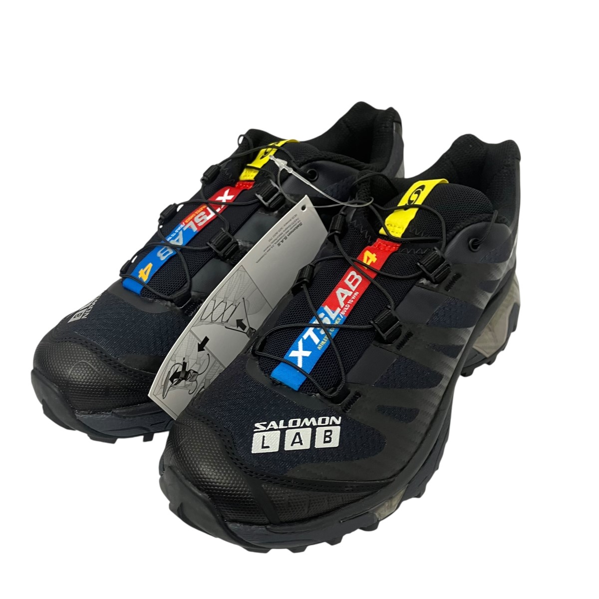 【中古】 SALOMON ローカットスニーカー ブラック サイズ：24.5cm 【価格見直し】