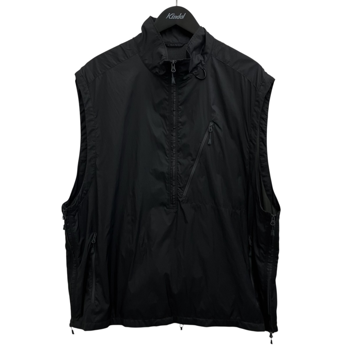 【中古】 DAIWA PIER39　 【TECH WIND SHELL VEST】 ナイロンベスト BJ-20025 ダークグレー サイズ：L 【140326】（ダイワピア39）
