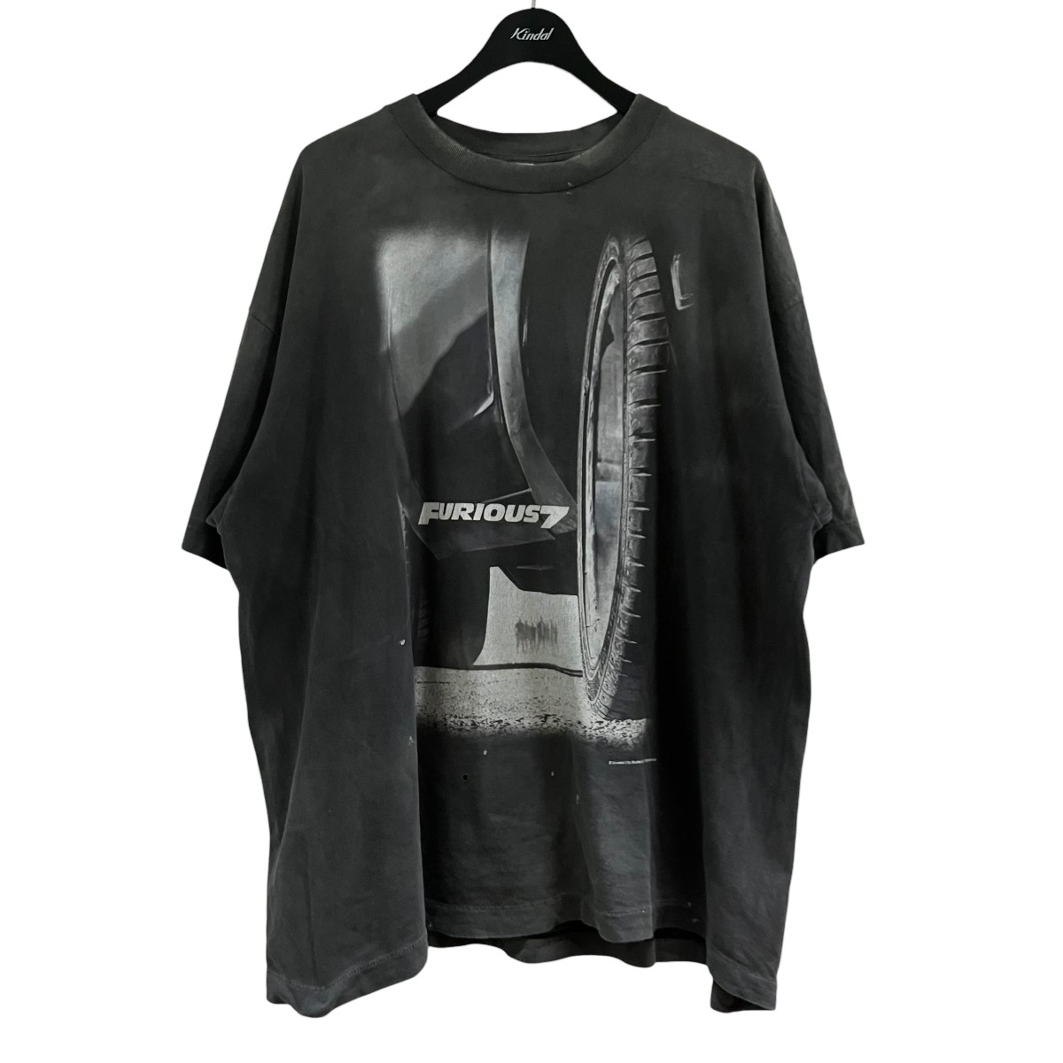 【中古】 SAINT MICHAEL　 プリントTシャツ チャコールグレー サイズ：XXL 【140326】（セントマイケル）