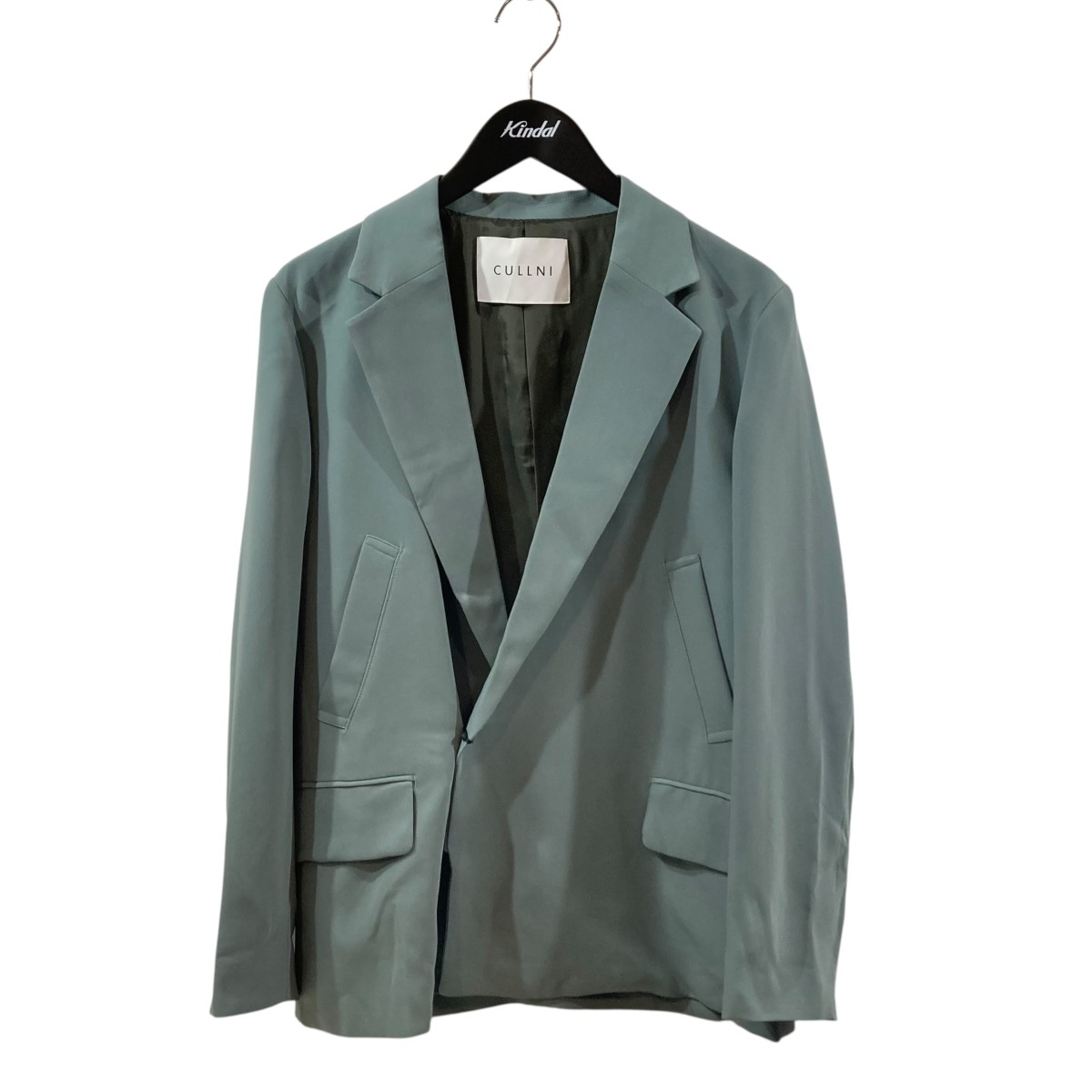 【中古】 CULLNI Welt Pocket Tailored Jacket テーラードジャケット 22-AW-031 グリーン サイズ:0 【価格見直し】