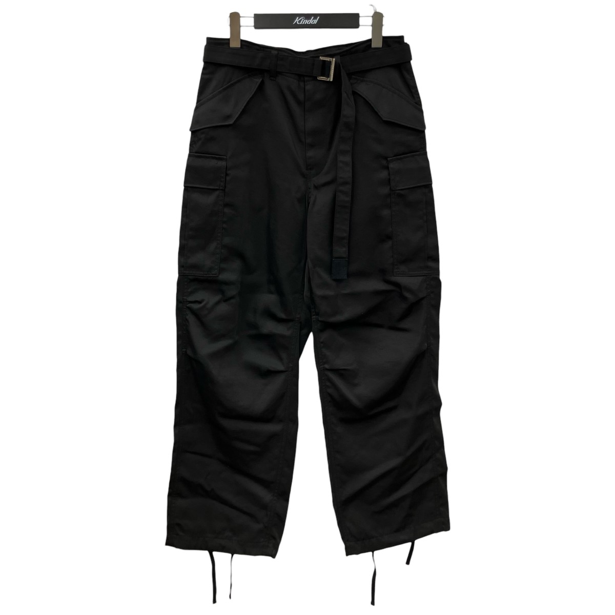 【中古】 sacai×SPIEWAK カーゴパンツ ブラック サイズ：1 【価格見直し】