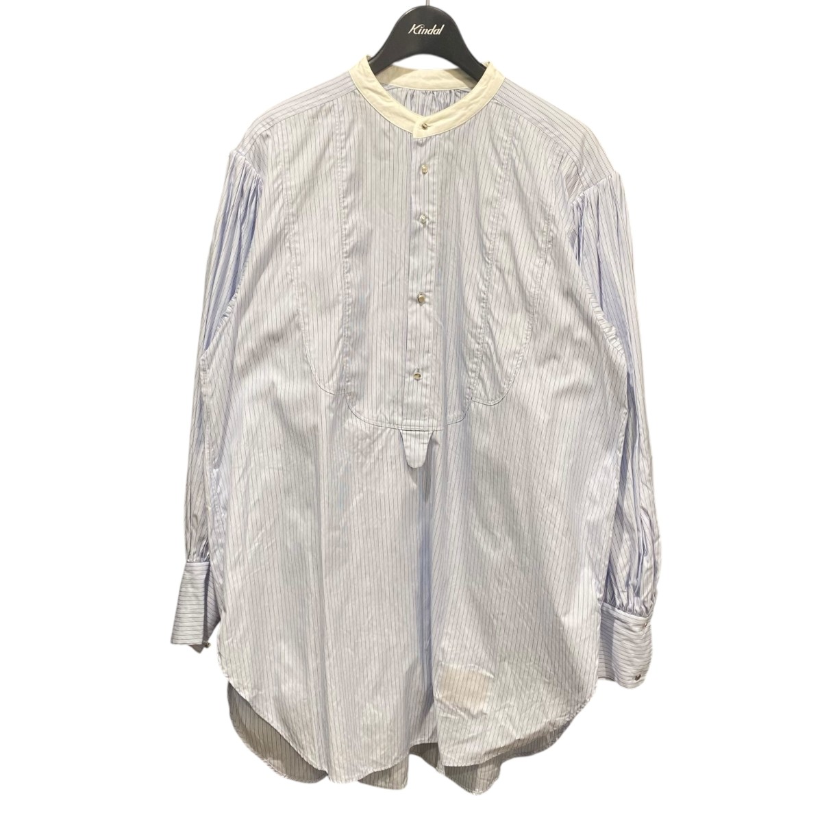 【中古】PONTI 縞模様トップ PO1K014 青色×白いこと 大きさ：F 【140326】（ポンティ）