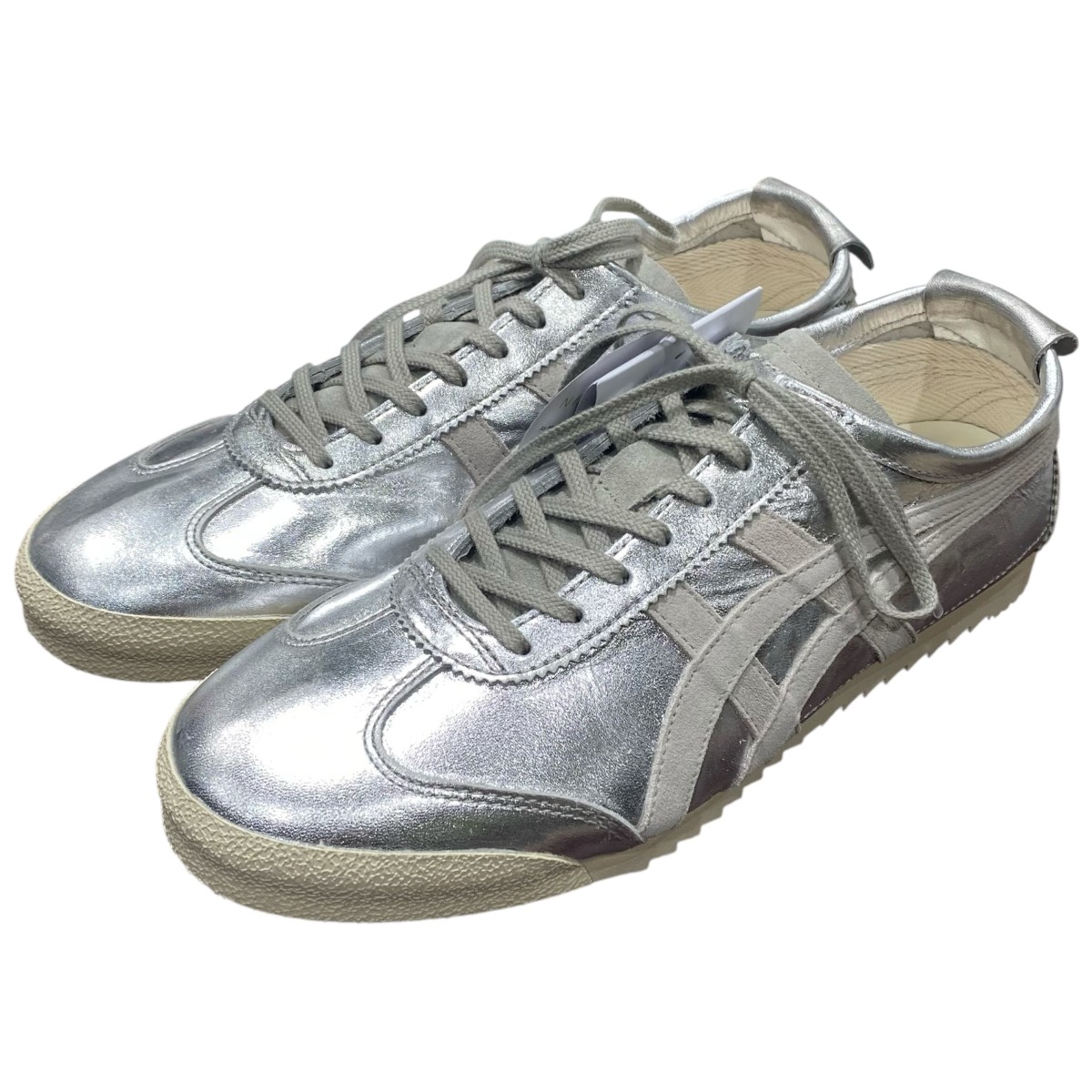 【中古】 Onitsuka Tiger　 MEXICO 66 DELUXE 1182A467-020 シルバー サイズ：25cm 【140326】（オニツカタイガー）