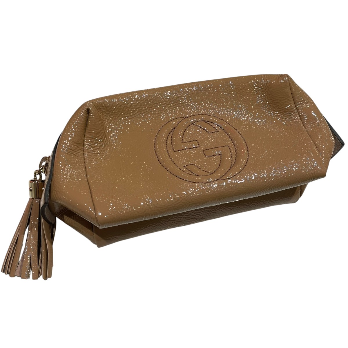 【中古】 GUCCI　 ポーチ ベージュ 【140326】（グッチ）