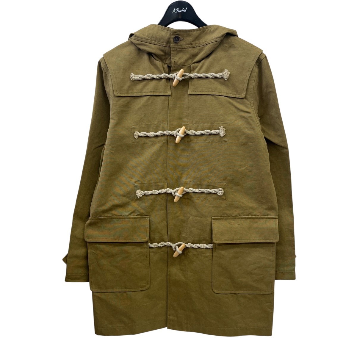 【中古】 MAISON KITSUNE　 ダッフルコート KMO-0400-A ベージュ サイズ：XS 【150326】（メゾンキツネ）