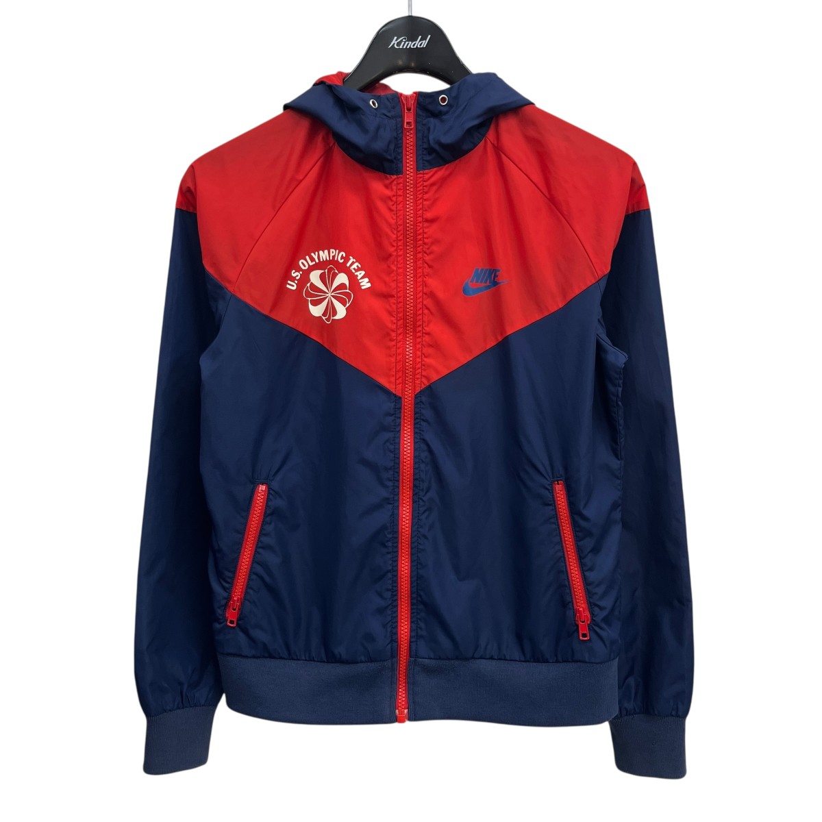 【中古】NIKE 80’s u.s olympic team トラックジャケット ネイビー サイズ:S 【150326】(ナイキ)|ブランド古着のカインドオル