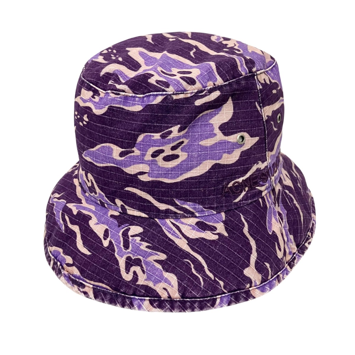 【中古】 ACNE STUDIOS カモフラージュ柄 バケットハット FN UX HATS000268 パープル サイズ:S/M(57cm) 【150326】(アクネストゥディオズ)