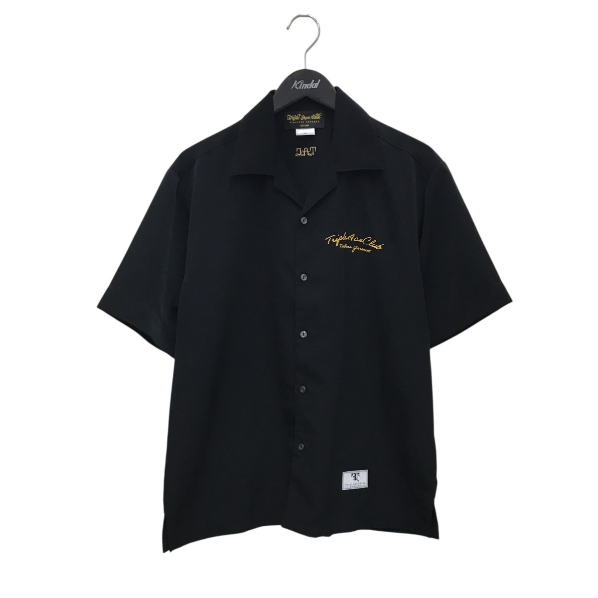 【中古】 Triple Ace Club　 半袖シャツ 32164N-NS-A ブラック サイズ：M 【150326】（トリプルエースクラブ）