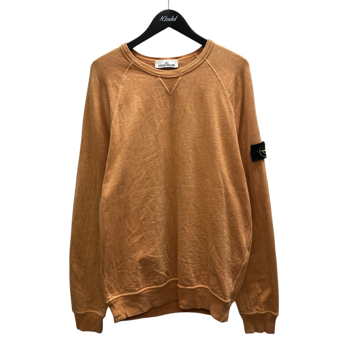 【中古】STONE ISLANDスウェット オレンジ サイズ:L【価格見直し】|ブランド古着のカインドオル