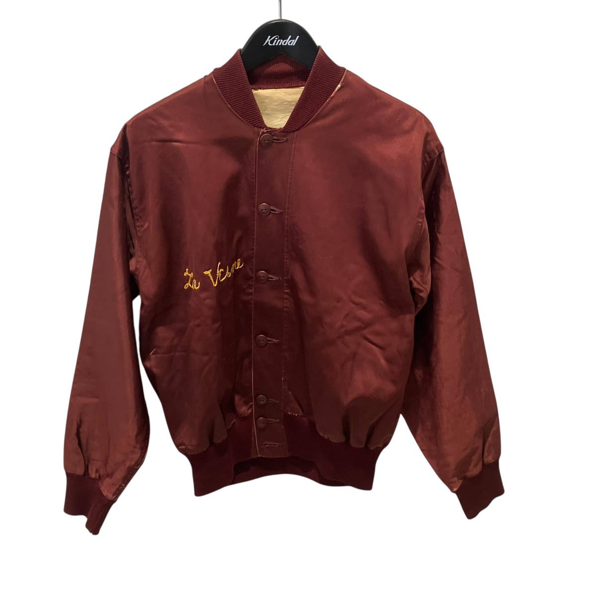 【中古】 McGREGOR　 50S-60S PRINTING ベースボールジャケット レッド サイズ：42 【150326】（マックレガー）