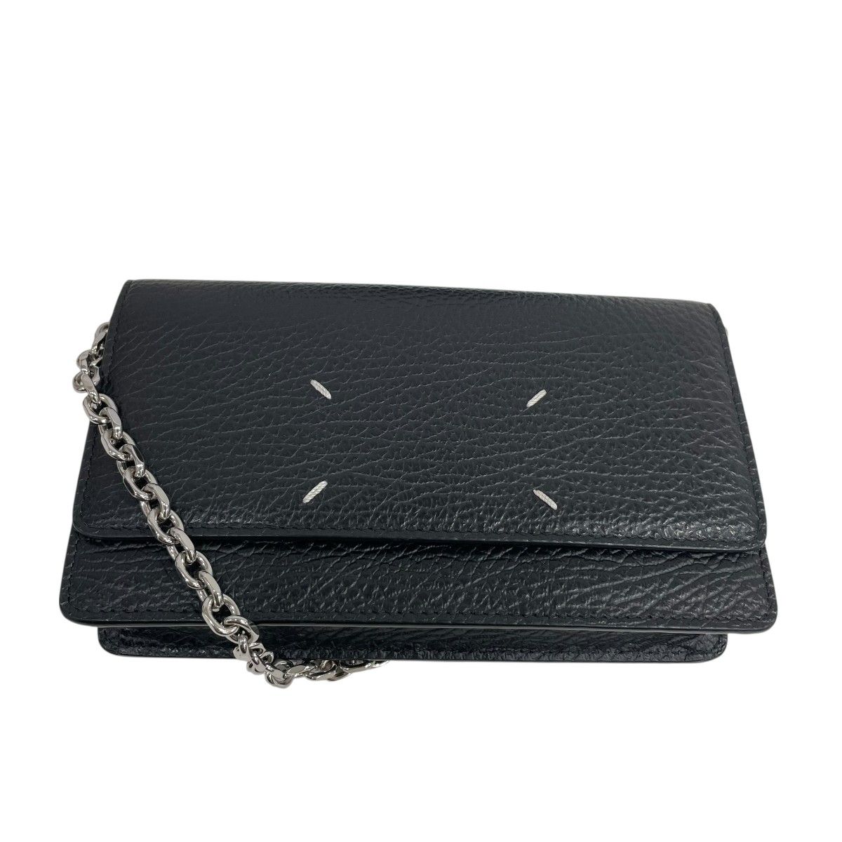 【中古】 Maison Margiela　 Large chain wallet ショルダーバッグ SA3UI0008 ブラック 【150326】（メゾンマルジェラ）