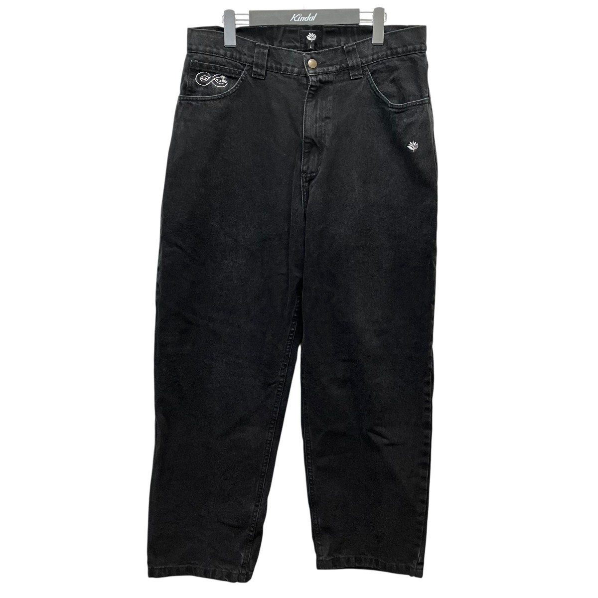 【中古】 Magenta skateboard　 OG DENIM PANTS バギーデニムパンツ ブラック サイズ：L 【150326】（マジェンタ）