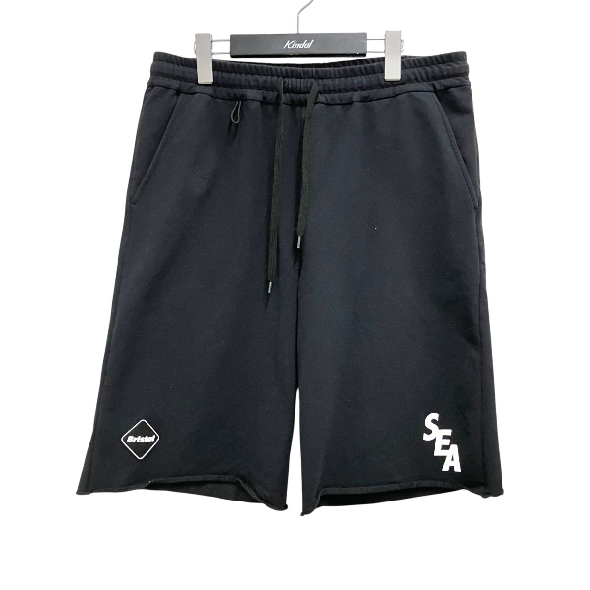 【中古】 F．C．R．B．×WIND AND SEA　 ハーフパンツ FCRB 230142 ブラック サイズ：F 【160326】（エフシーアールビー×ウィンダンシー）
