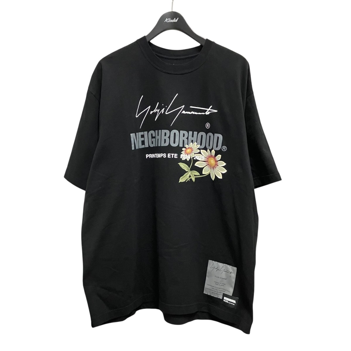 【中古】 YOHJI YAMAMOTO×NEIGHBORHOOD　 半袖Tシャツ HP T89 996 ブラック サイズ：XXL 【160326】（ヨウジヤマモト×ネイバーフッド）