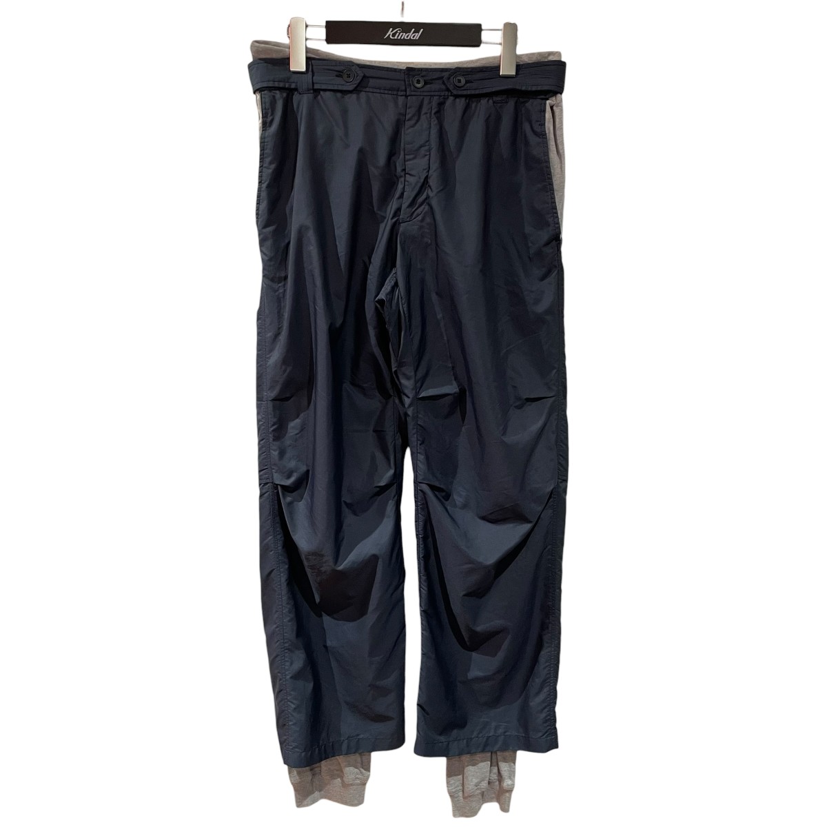 【中古】 Hussein Chalayan 03AW PLACE NON-PLACE ナイロンパンツ YUG203A ネイビー サイズ:46 【価格見直し】
