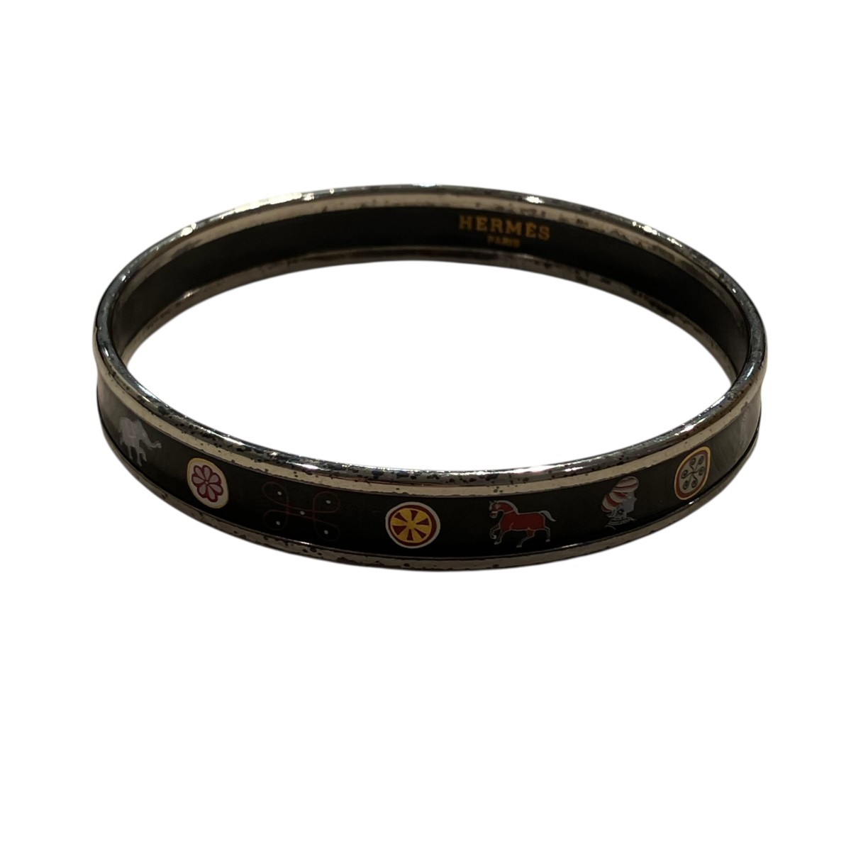 【中古】 HERMES　 バングル ブラック サイズ：記載なし 【160326】（エルメス）