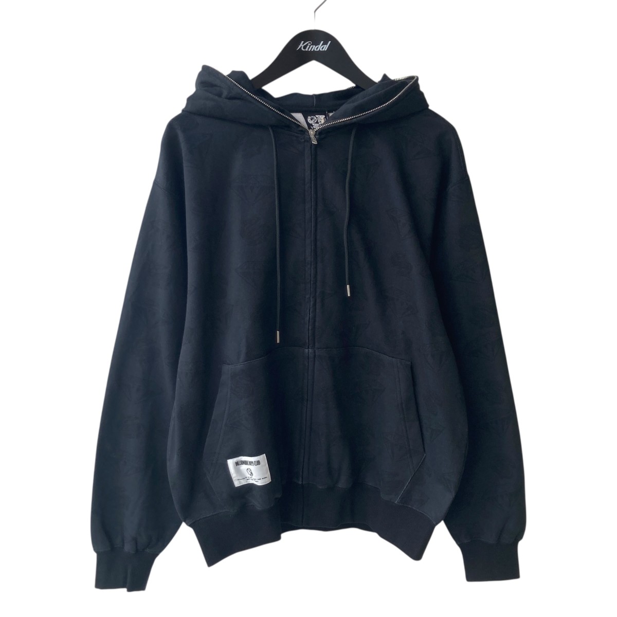 【中古】\u003cBR\u003eBILLIONAIRE BOYS CLUB\u003cBR\u003e26SS D＆D Full Zip Up Hoodie ジップパーカー BBCJP261C007 黒いこと 大きさ：M\u003cBR\u003e【通貨価値思いなおす】