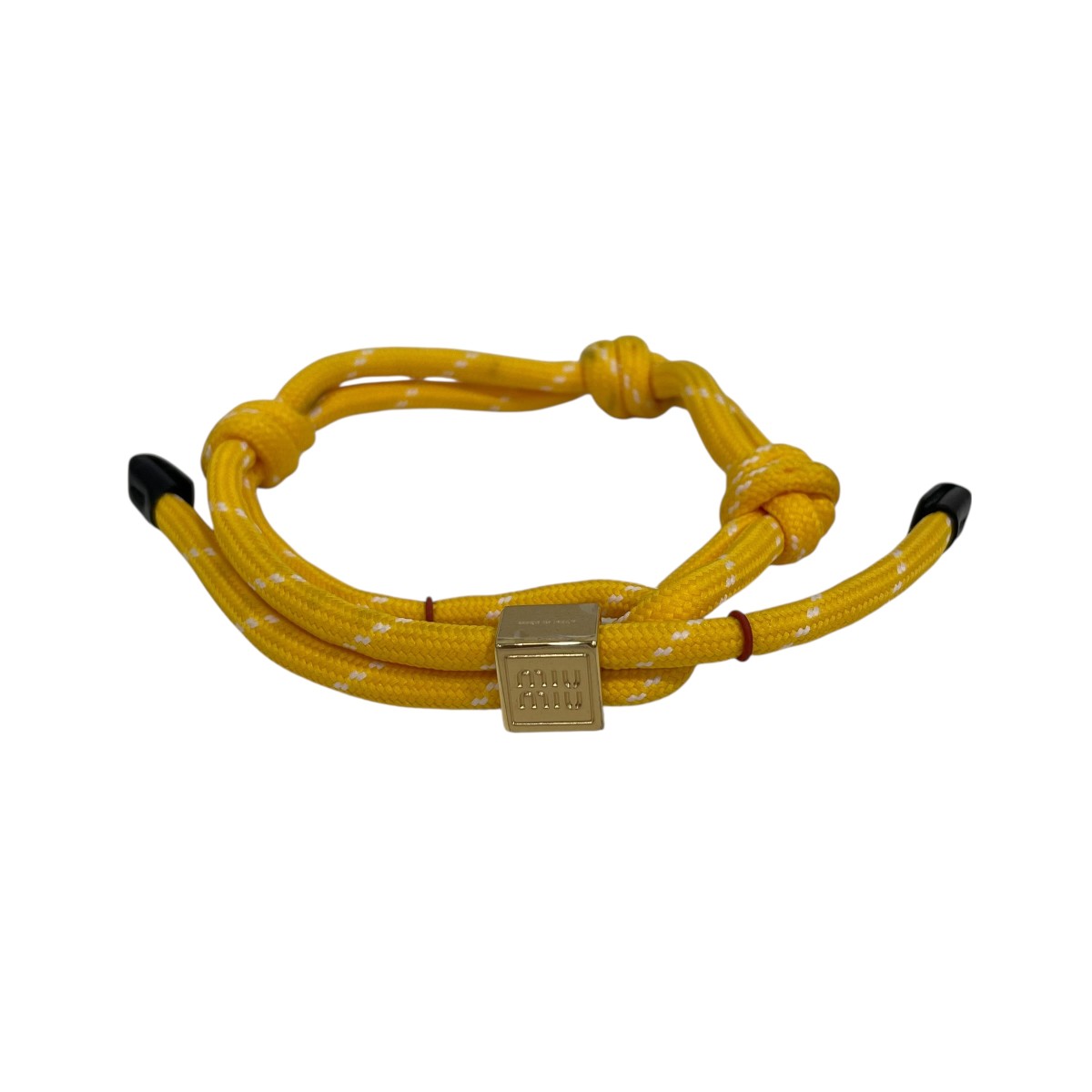 【中古】MIU MIU 腕輪 5IB538 黄色 【170326】（ミュウミュウ）