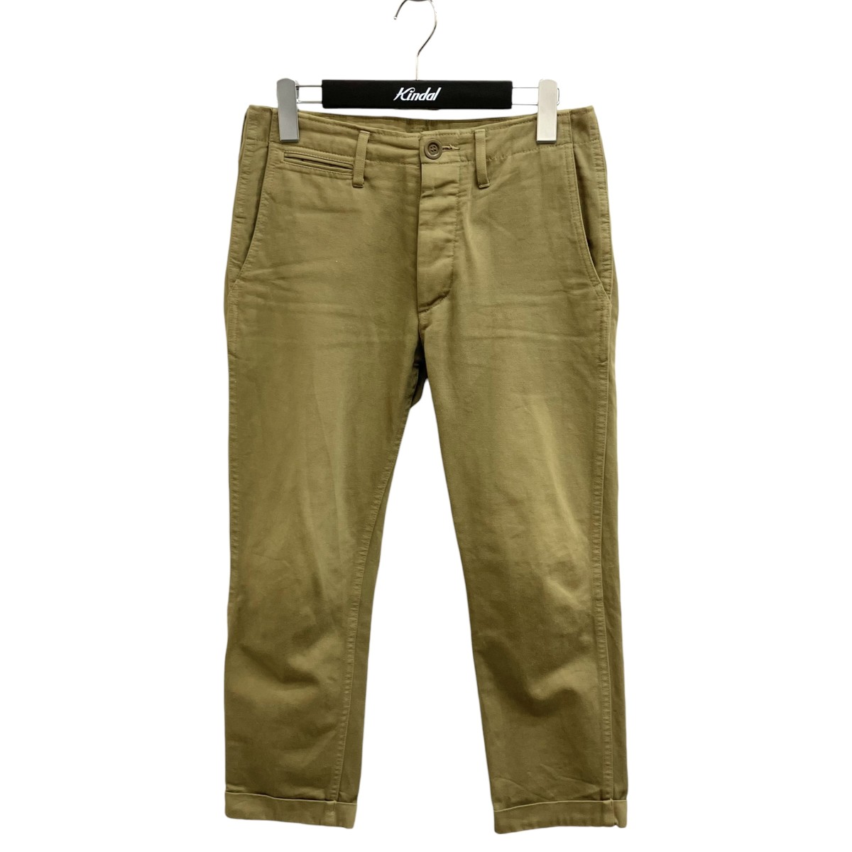 【中古】 VISVIM　 20年モデル HIGH WATER CHINO GIZA パンツ 0118205008001 オリーブ サイズ：1 【170326】（ビズビム）