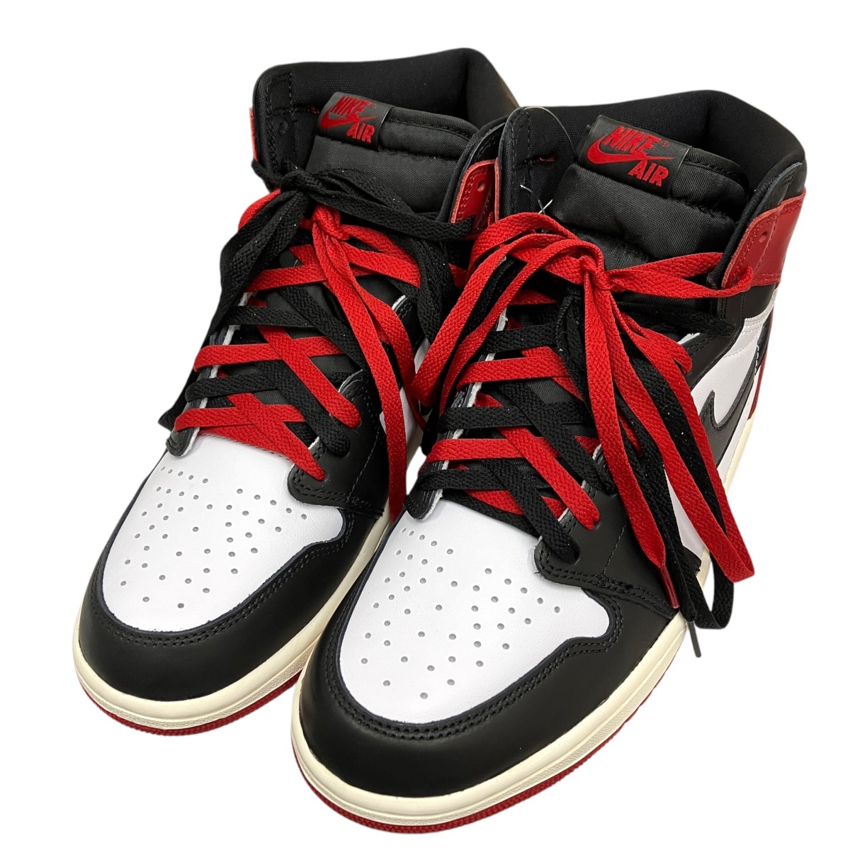 【中古】 NIKE　 Nike Air Jordan 1 Retro High OG ”Black Toe Reimagined” スニーカー DZ5485-106 ホワイト×ブラック サイズ：28.0cm 【170326】（ナイキ）