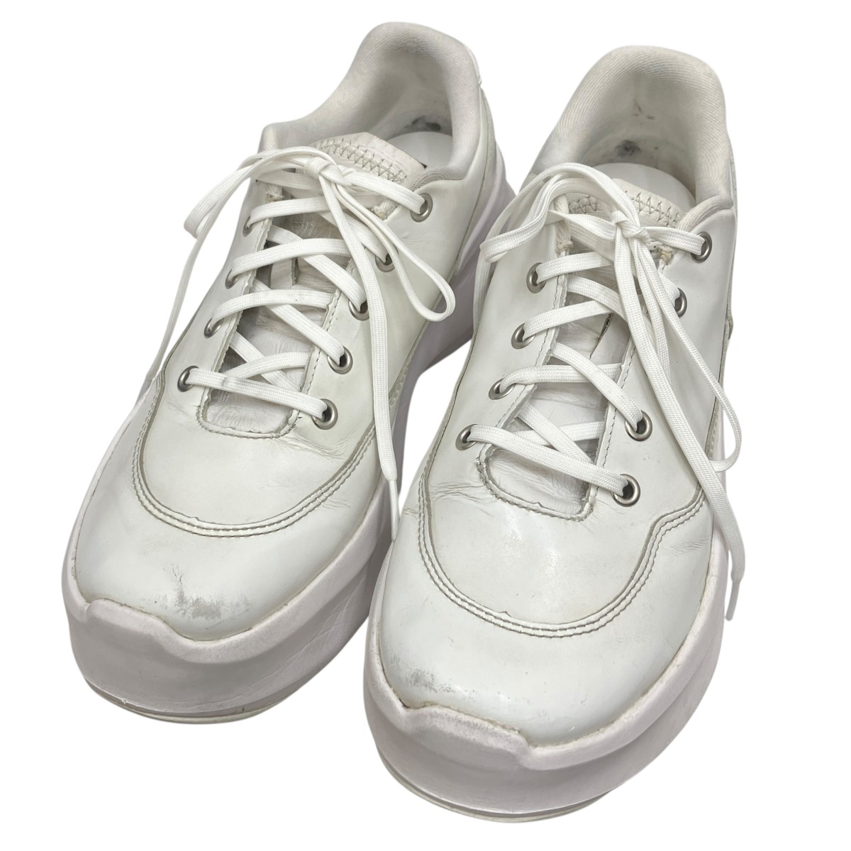 【中古】 SALOMON×COMME des GARCONS　 PLATFORM CDG V2 プラットフォームスニーカー 491860 ホワイト サイズ：25.0cm 【170326】（サロモン×コムデギャルソン）