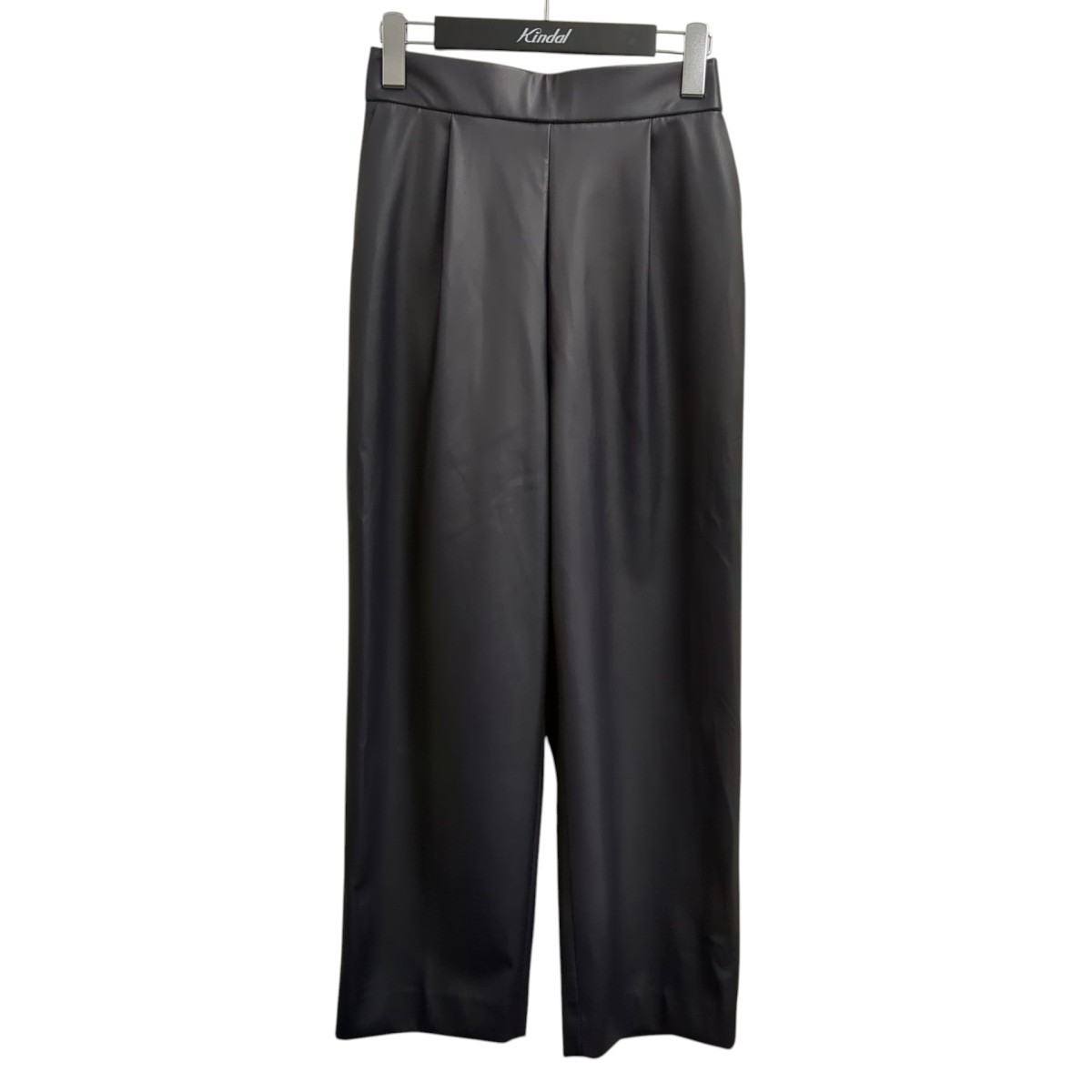 【中古】 yori 25AW ロイヤルレザーパンツ SC22-25035AW-2 ネイビー サイズ:38 【170326】(ヨリ)