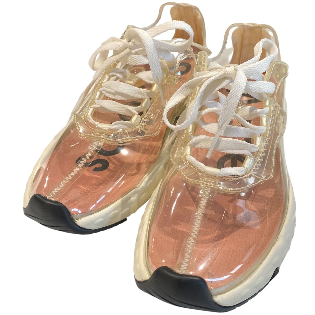 【中古】 ACNE STUDIOS　 N3W transparent trail sneakers透明クリアスニーカー靴 クリア サイズ：35-37(22-24cm) 【160326】（アクネストゥディオズ）