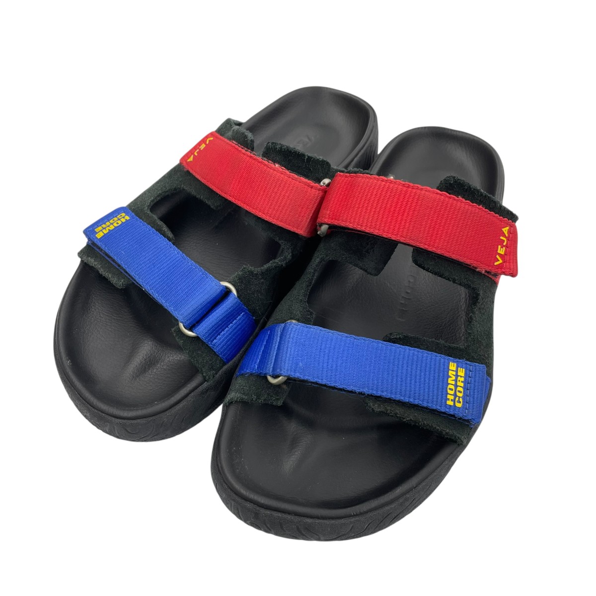 【中古】VEJA×HOMECORE サンダル ブラック サイズ：24 【170326】（ヴェジャ×ホームコア）