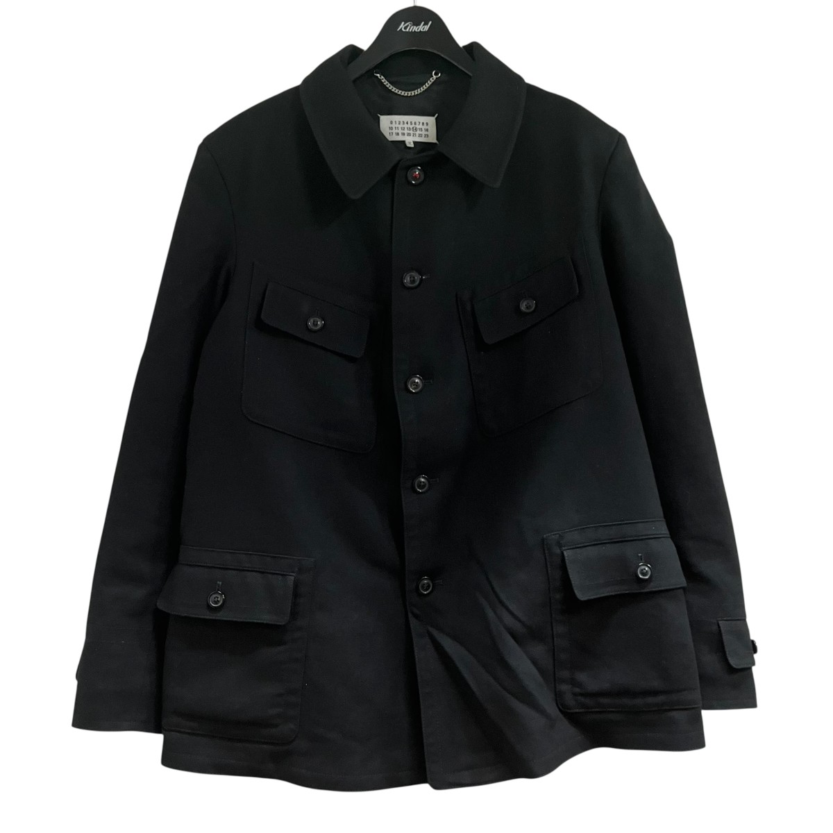 【中古】 Maison Margiela　 ミリタリージャケット ブラック サイズ：52 【170326】（メゾンマルジェラ）