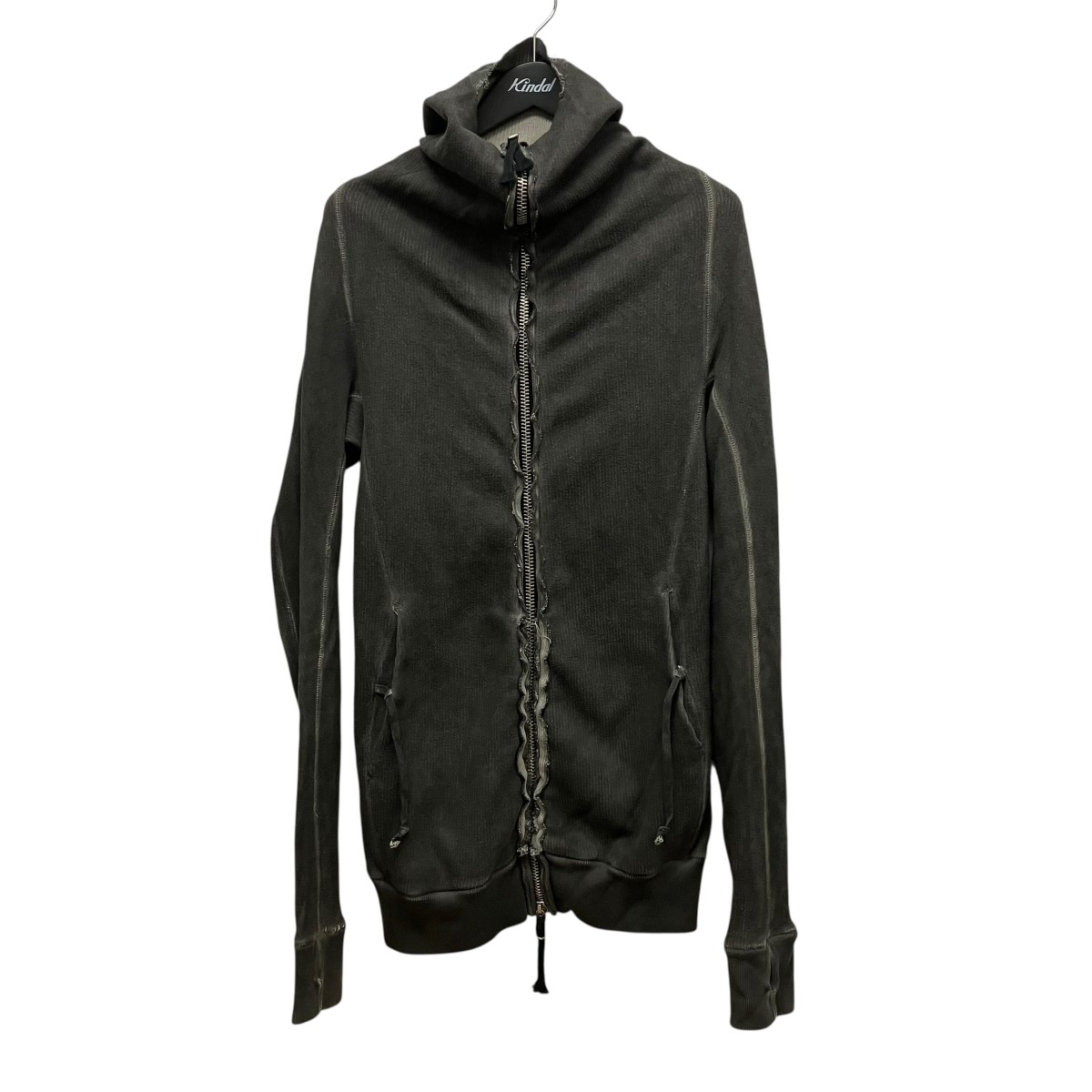 【中古】Boris Bidjan Saberi ダブルジップアップパーカー ZIPPER22-F099 グレー サイズ：M 【170326】（ボリスビジャンサベリ）
