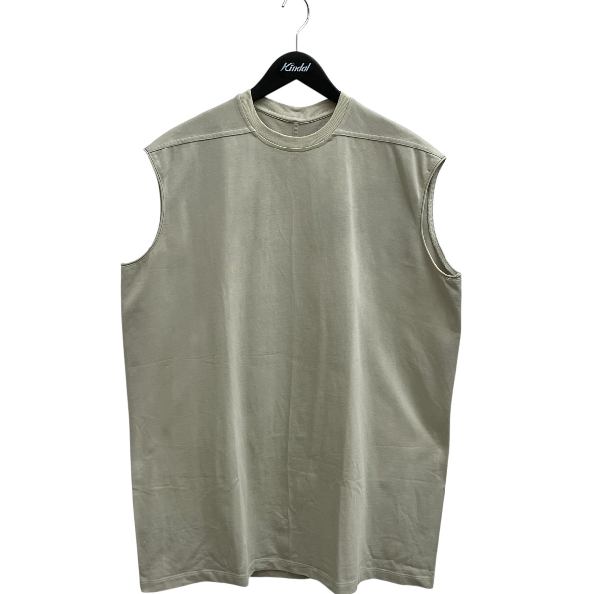 【中古】 RICK OWENS　 23SS ノースリーブカットソー RU01C4160-BA ベージュ サイズ：XS 【180326】（リックオウエンス）