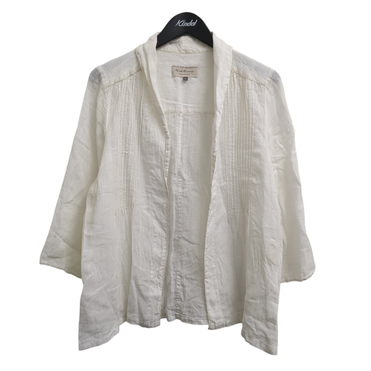 【中古】 Vlas Blomme　 コットンブラウス 134033 オフホワイト サイズ：F 【180326】（ヴラスブラム） 7,473円