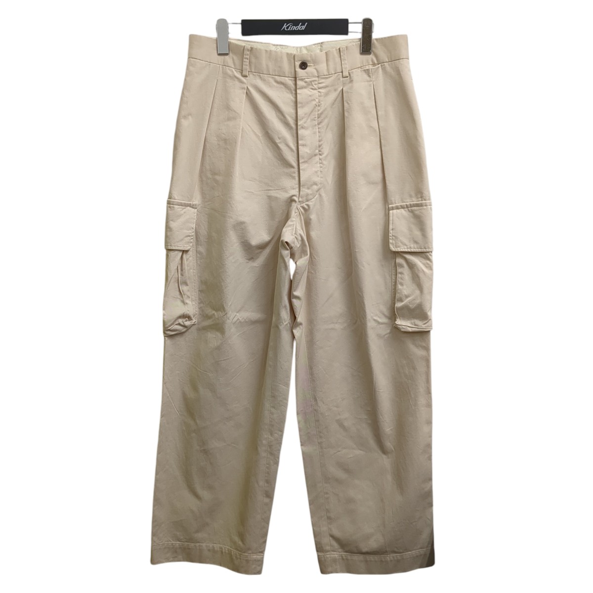 【中古】HERILL パンツ 21-030-HL-8060-1 ベージュ サイズ:3 【180326】(ヘリル)|ブランド古着のカインドオル