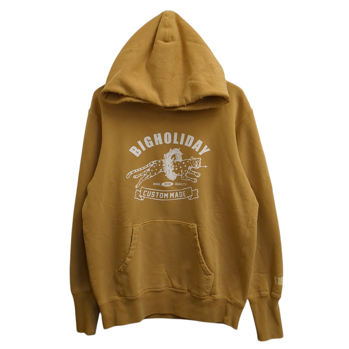 【中古】TMT BIG HOLIDAY パーカー TSW-S2505 黄色 大きさ：L 【180326】（ティーエムティー）