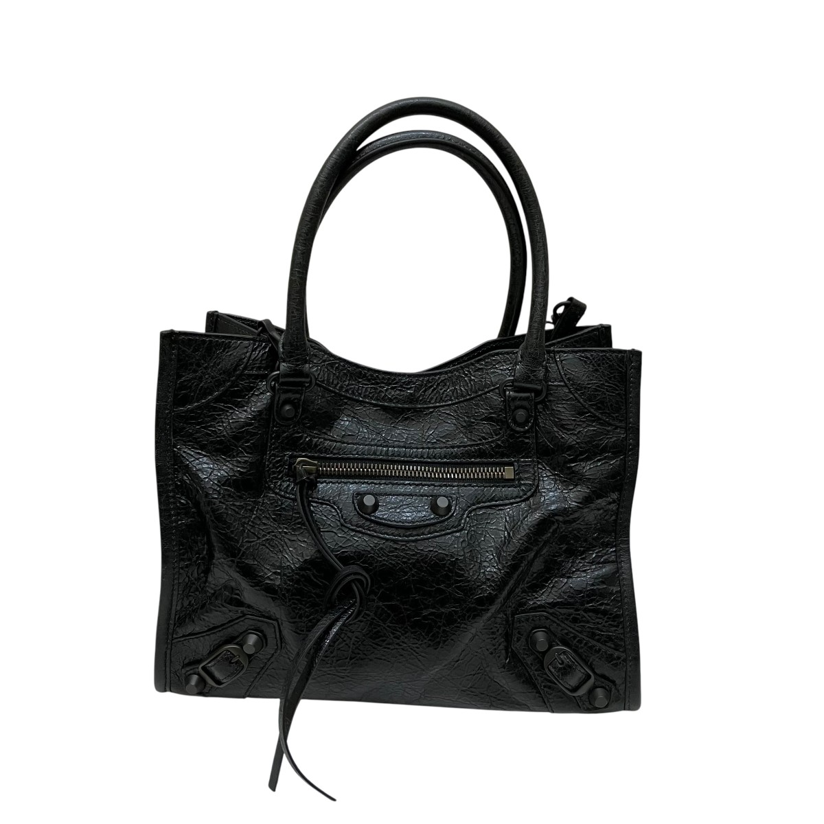 【中古】BALENCIAGA city 2WAYショルダーバッグ 852608 黒いこと 【180326】（バレンシアガ）