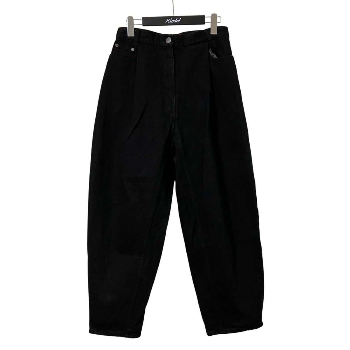 【中古】 Vivienne Westwood RED LABEL　 ワイドデニムパンツ 16-12-751002 ブラック サイズ：02 【180326】（ヴィヴィアンウエストウッドレッドレーベル）