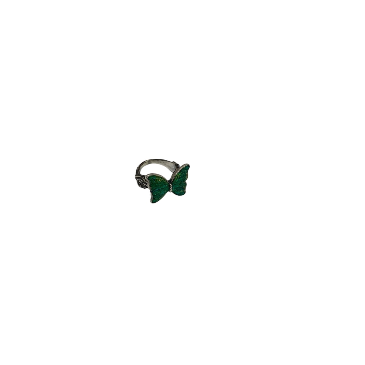 【中古】LYLY ERLANDSSON 金箔入り グリーン サイズ：8号 【180326】（）