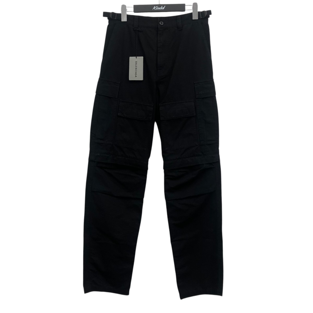 【中古】 BALENCIAGA　 マルチポケットカーゴロングパンツ ブラック サイズ：XXS 【180326】（バレンシアガ）
