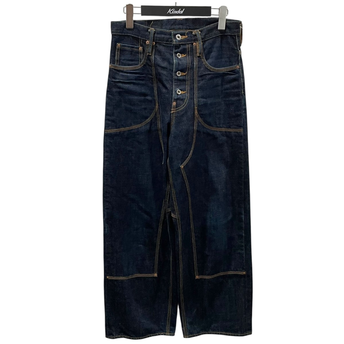 【中古】\u003cBR\u003eSUGARHILL\u003cBR\u003eクラシックダブルニーデニムパンツ CLASSIC DOUBLE KNEE DENIM PANTS CLASS03 インディゴ 大きさ：30\u003cBR\u003e【必要経費思いかえす】