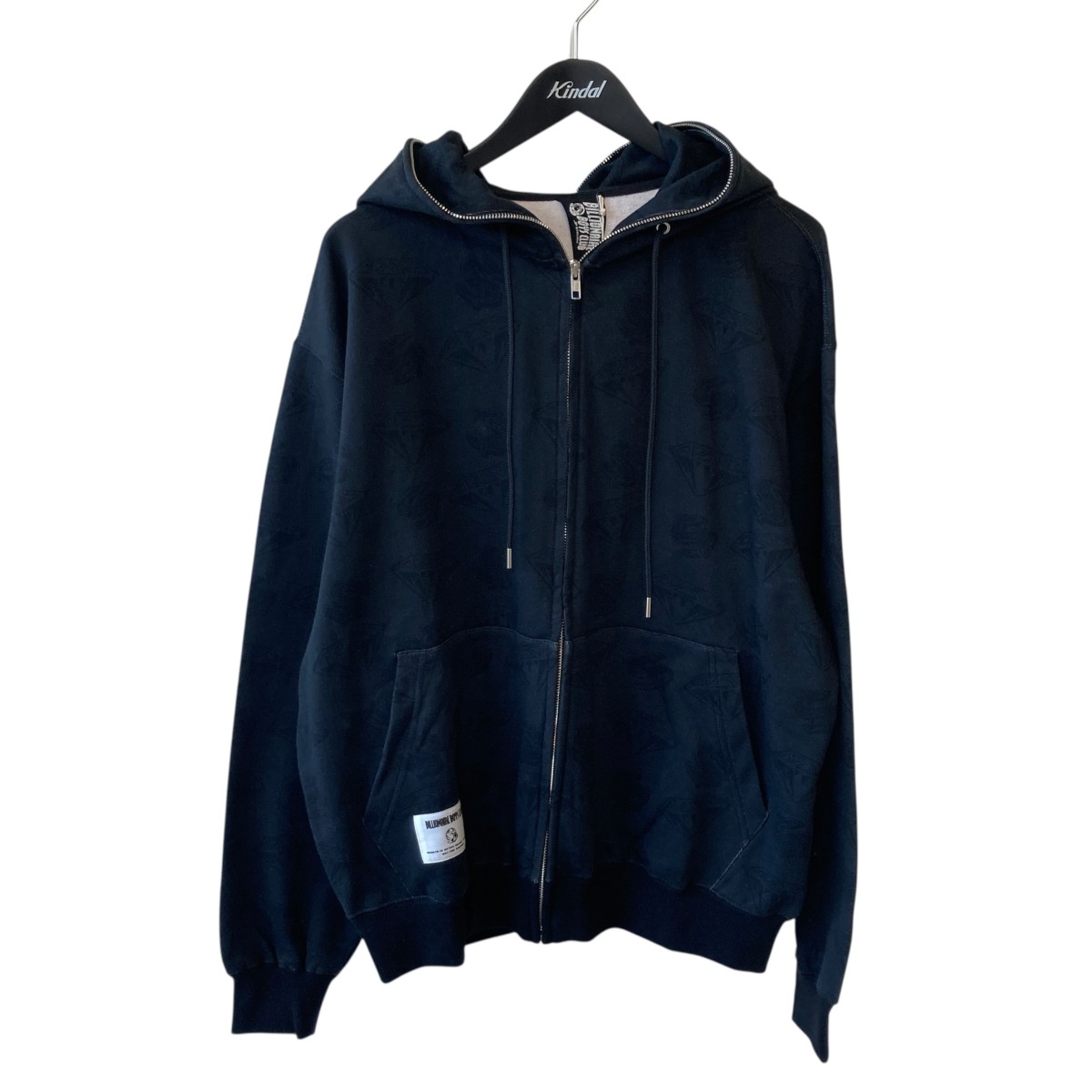 【中古】\u003cBR\u003eBILLIONAIRE BOYS CLUB\u003cBR\u003e26SS D＆D Full Zip Up Hoodie ジップパーカー BBCJP261C007 黒いこと 大きさ：L\u003cBR\u003e【通貨価値思いなおす】