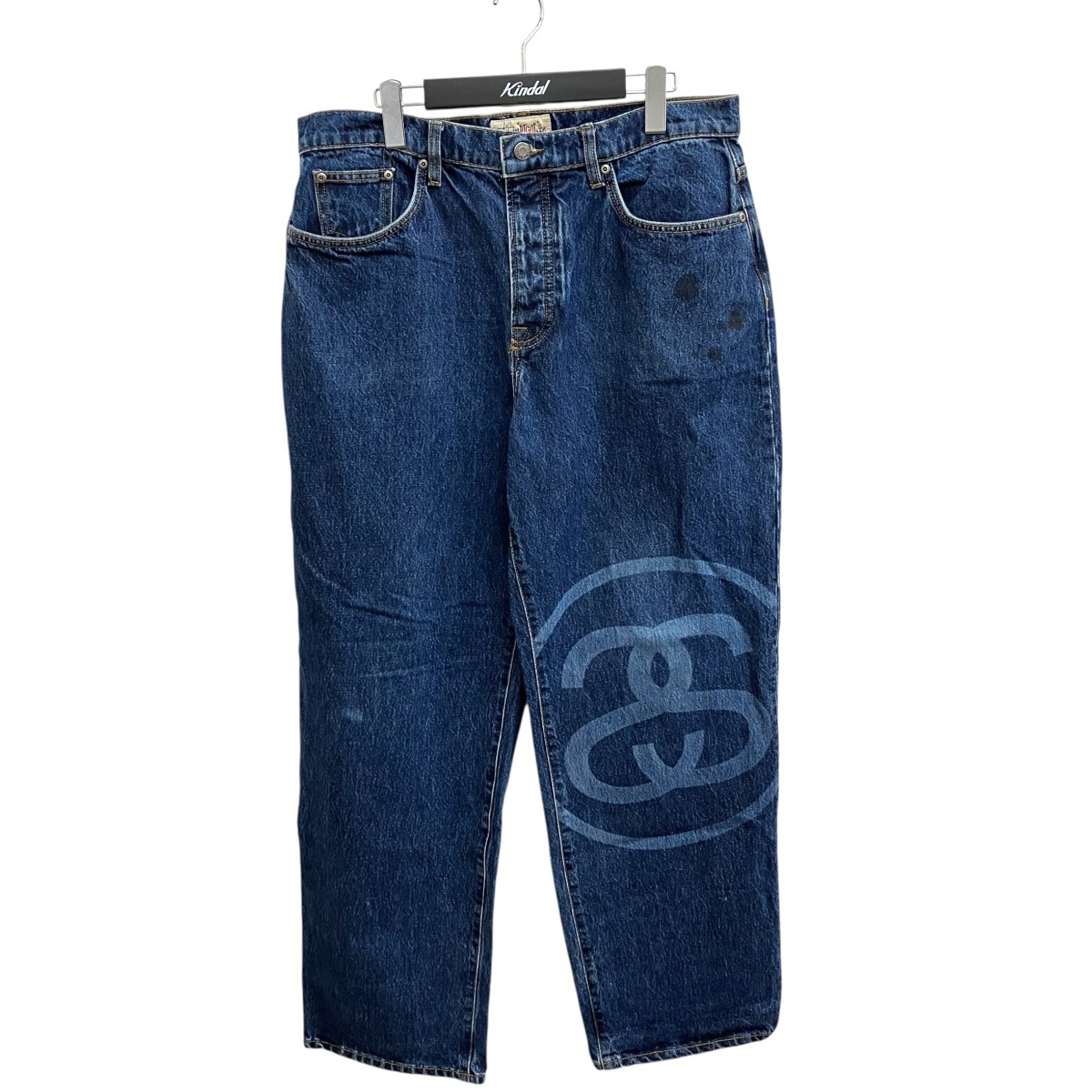 楽天市場】【中古】stussy ダブルニーデニムパンツ インディゴ サイズ