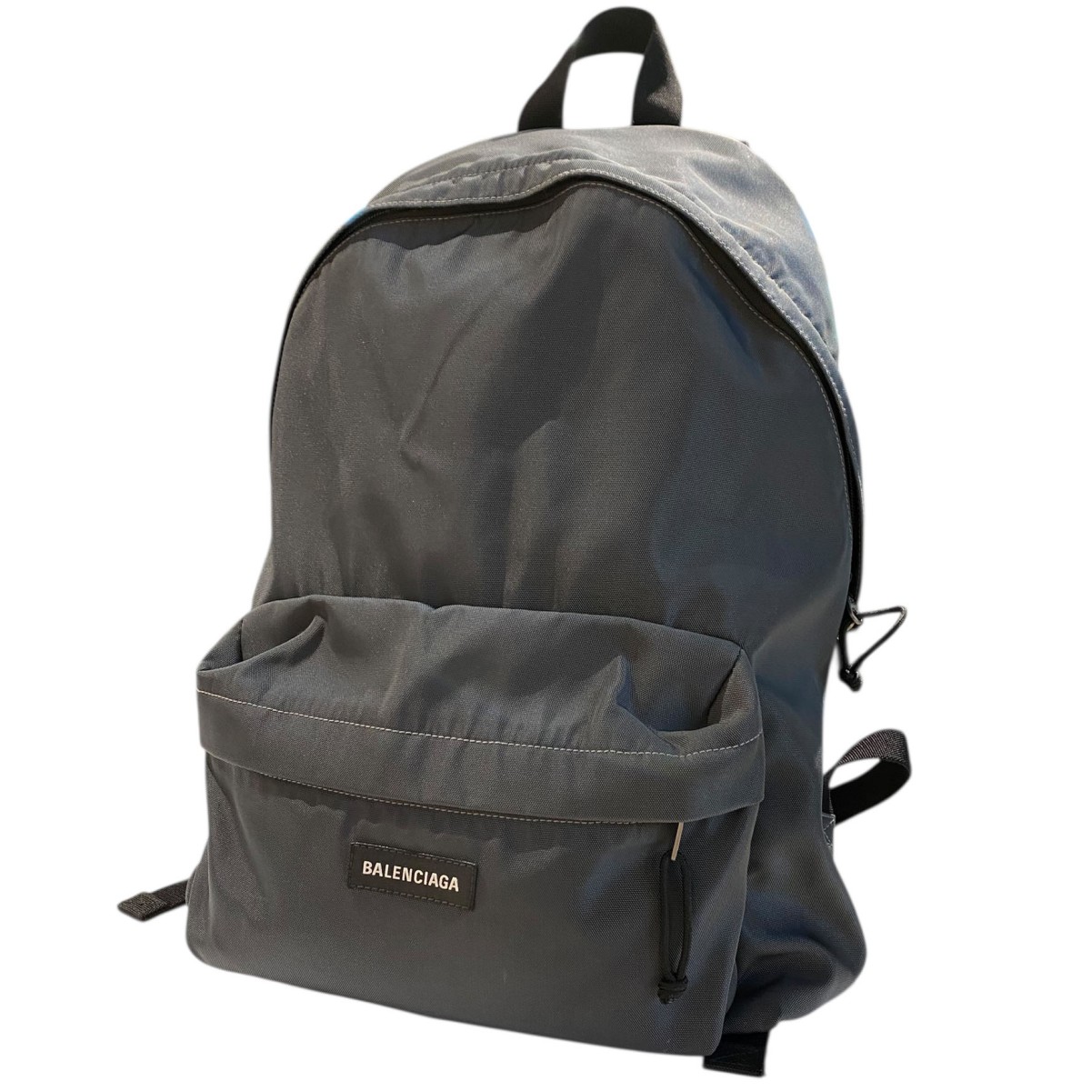 【中古】 BALENCIAGA　 EXPLORER Backpackエクスプローラー バックパックデイパックDaypackバッグ 503221 グレー サイズ：タテ49cm×ヨコ35cm 【180326】（バレンシアガ）