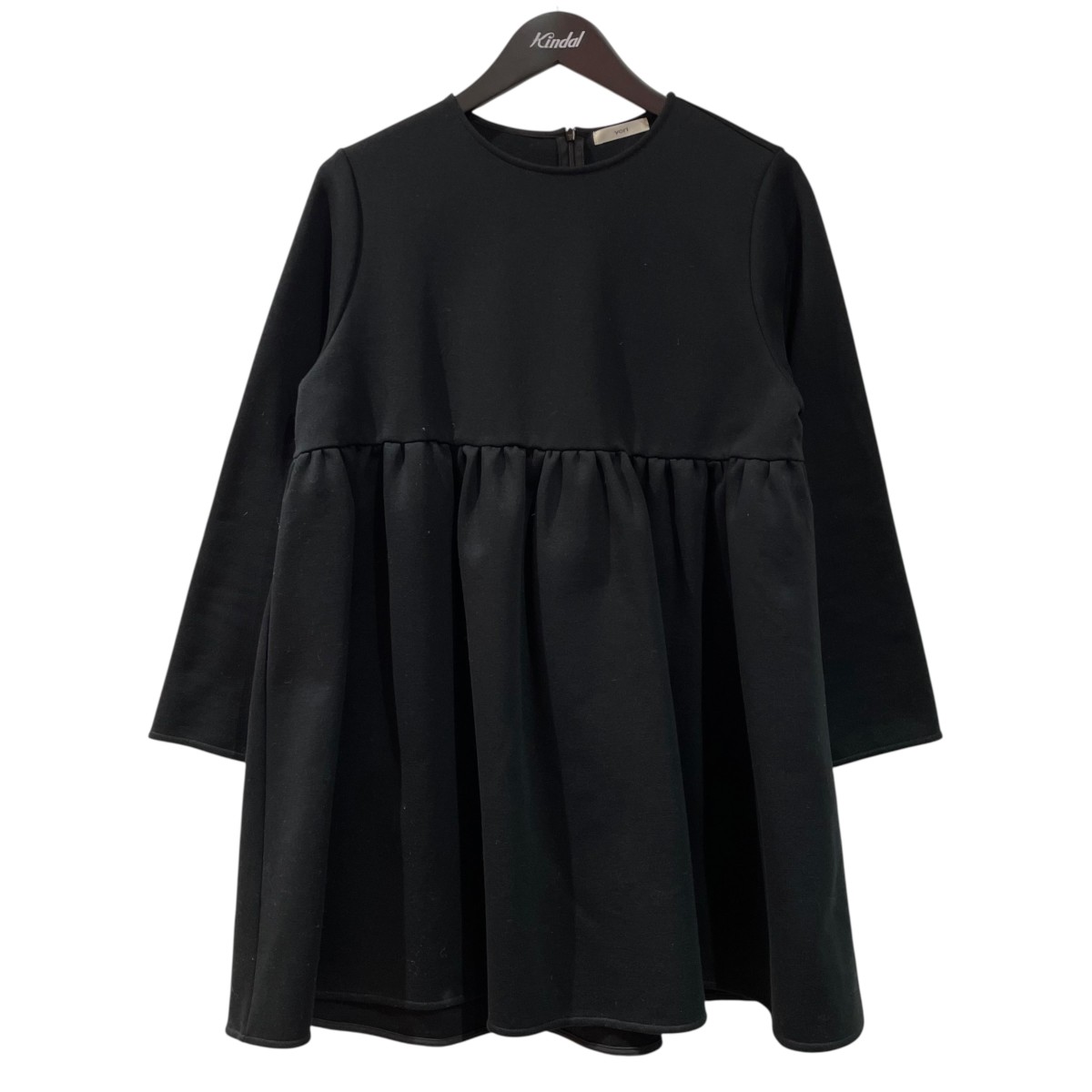 【中古】 yori　 長袖ワンピース YR11-23147AW ブラック サイズ：Free 【180326】（ヨリ）