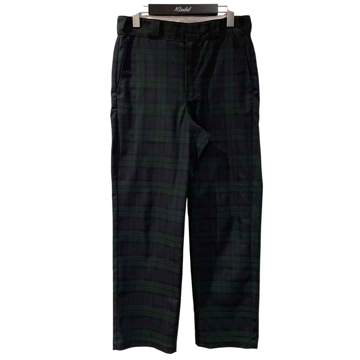 【中古】Dickies×Ron Herman 26SS ウォッシャブルパンツ チェックトラウザー 254m40rh01 緑であること 大いさ：30 【180326】（ディッキーズ×ロンハーマン） ズボン・パンツ-メンズファッション