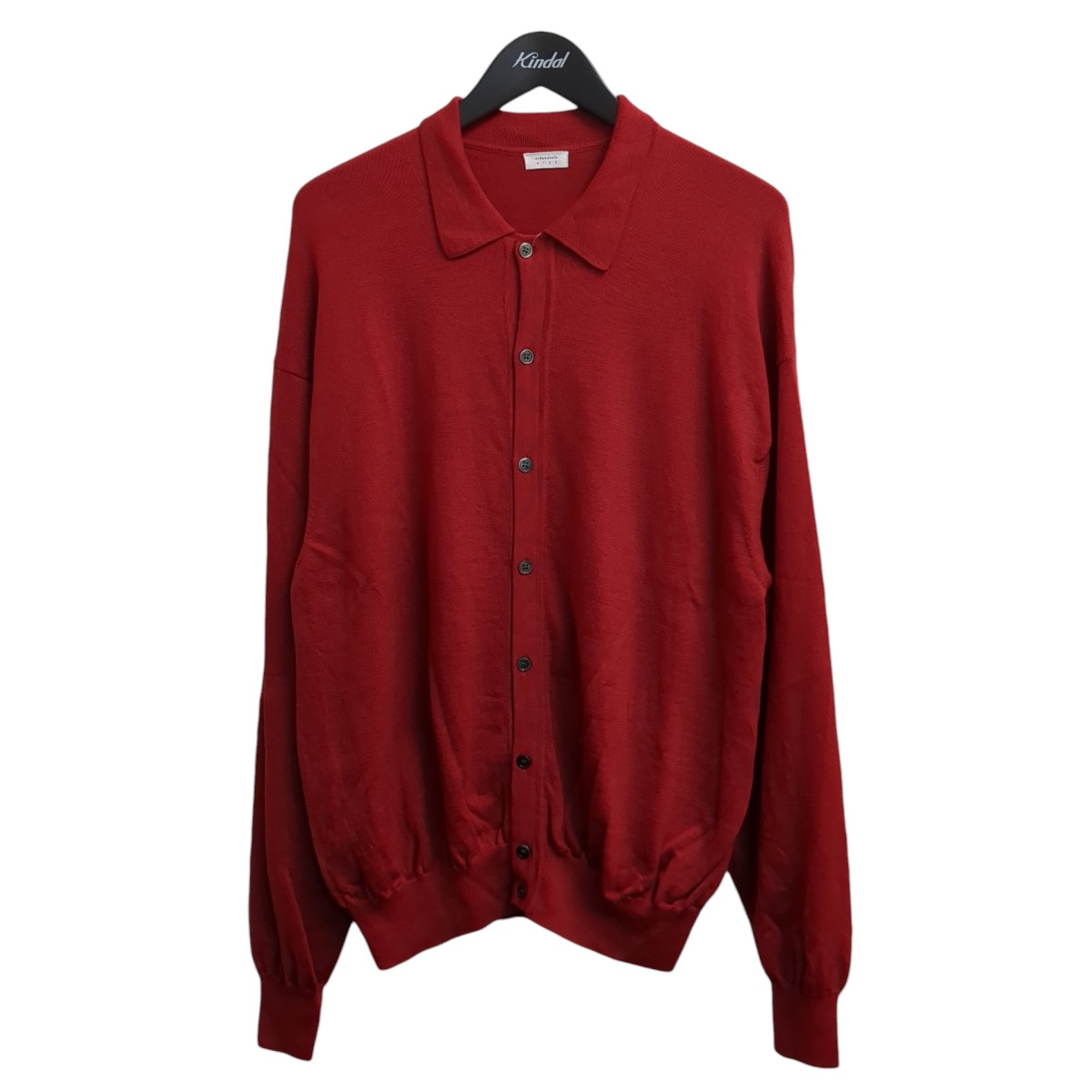 【中古】 crepuscule×URBAN RESEARCH　 ニットポロシャツ 2503-041 レッド サイズ：2 【190326】（クレプスキュール×アーバンリサーチ）