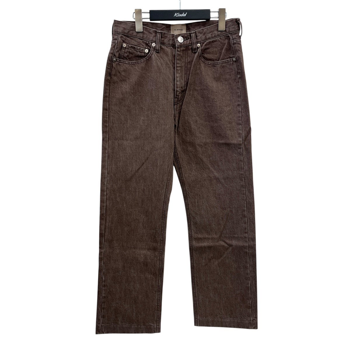 【中古】 SHISHIKUI　 デニムパンツ ブラウン サイズ：27 【190326】（シシクイ）