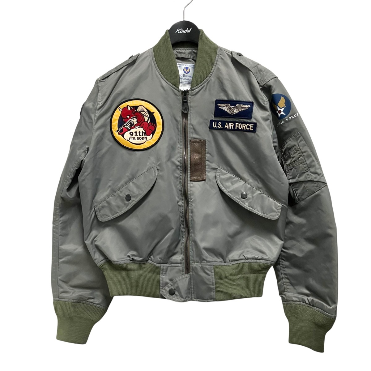 【中古】 TED MAN　 L-2B ミリタリージャケット 2067262 グリーン サイズ：38 【190326】（テッドマン）